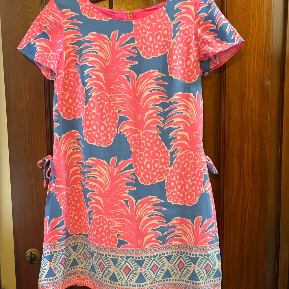 Lilly Pulitzer Pink and White Sundress Casual Resort Wear